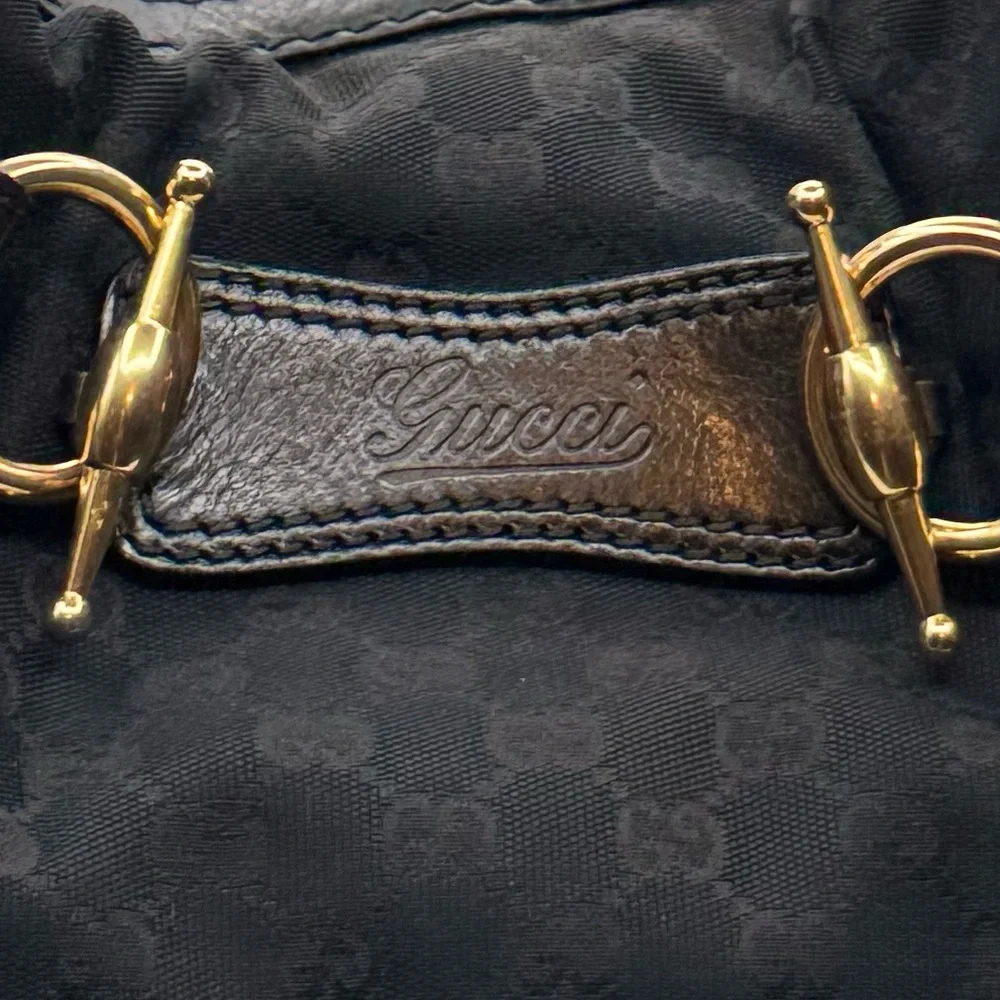 Gucci Jockey tote, 2000s–early 2010s era (post–Tom Ford) incl original dust bag